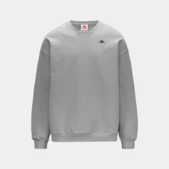 Kappa 222 Banda Garett Hoodie Grey Coal