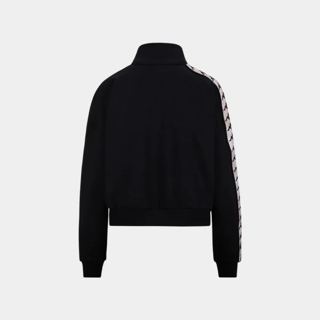 Kappa 222 Banda Pepitagt Sweatshirt Black White Grey Warm