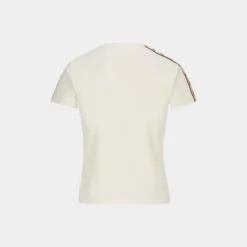Kappa 222 Banda Pippigt T-Shirt Graphiktape White Mix Grey Warm