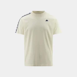 Kappa 222 Banda Pueblogt T-Shirt White Mix Grey Warm