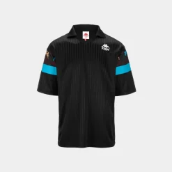 Kappa Authentic Heritage Polik T-Shirt Black Turquoise