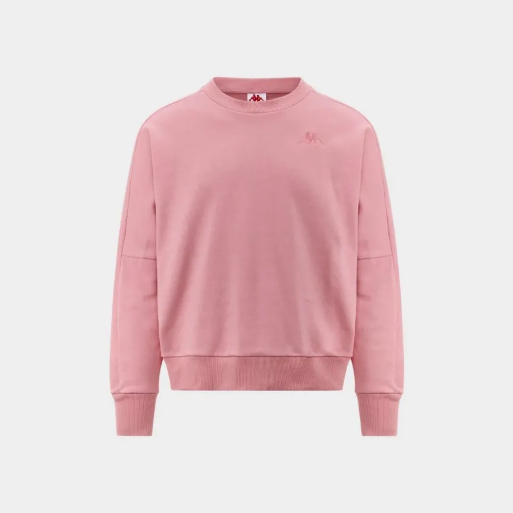 Kappa Authentic Pablo Premium Sweatshirt Pink Icing