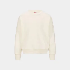 Kappa Authentic Pablo Premium Sweatshirt White Whisper Pink