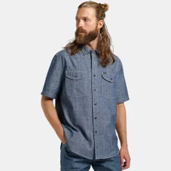 Lee 101 Short Sleeve Worker Shirt Rinse Chambray