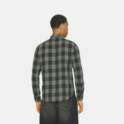 Lee Clean Western Long Sleeve Shirt Fort Green