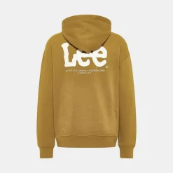 Lee Logo Loose Hoodie Ammonite