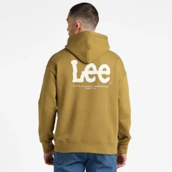Lee Logo Loose Hoodie Ammonite