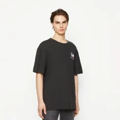 Lee Loose Logo Tee Washed Black