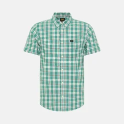 Lee Short Sleeve Button Down Shirt Monaco