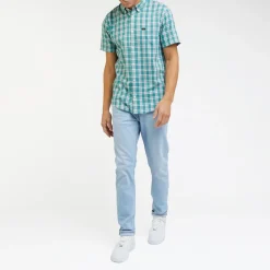 Lee Short Sleeve Button Down Shirt Monaco