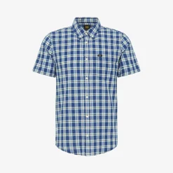 Lee Short Sleeve Button Down Shirt in Anthem Blue