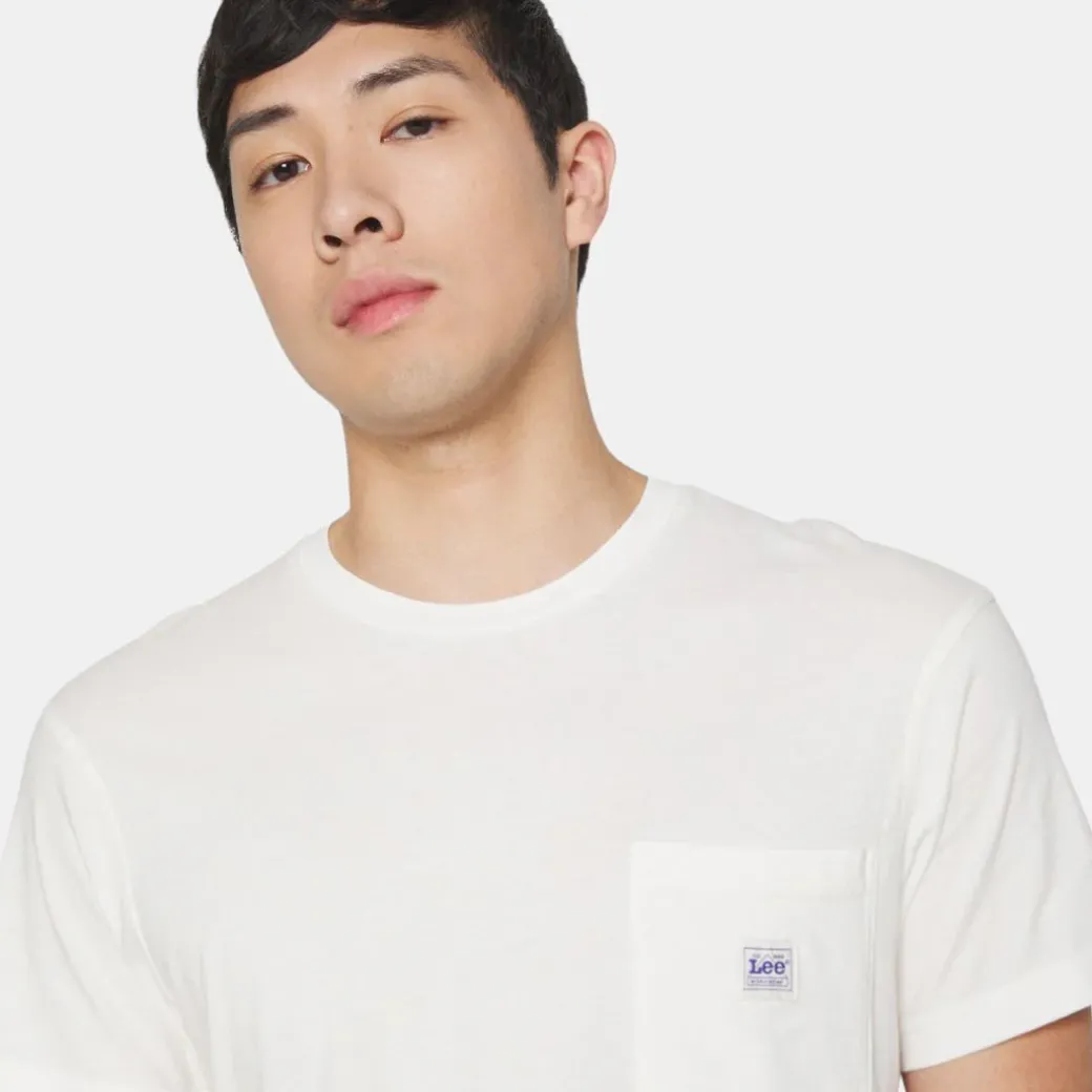 Lee T-Shirt Pocket Tee Ecru
