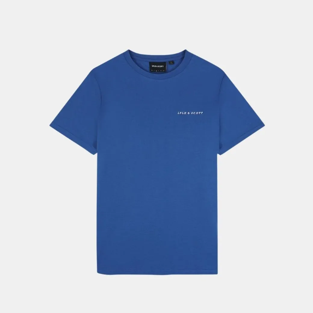 Lyle & Scott Embroidered T-Shirt Spring Blue