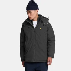 Lyle & Scott Padded Puffer Jacket Jet Black