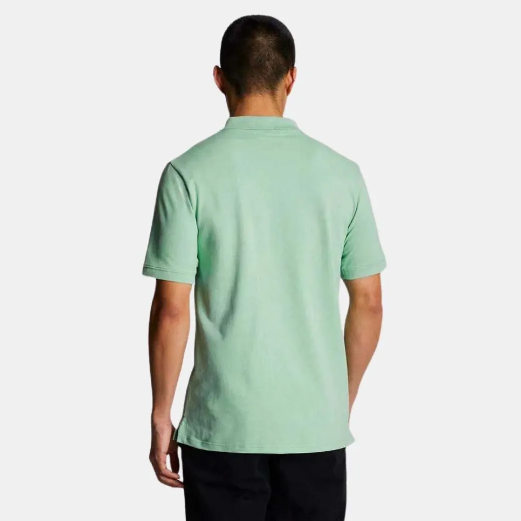 Lyle & Scott Plain Polo Shirt Turquoise Shadow