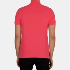 Lyle & Scott Plain Polo Shirt Electric Pink