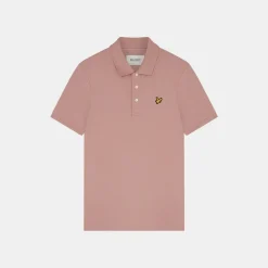 Lyle & Scott Plain Polo Shirt Hutton Pink