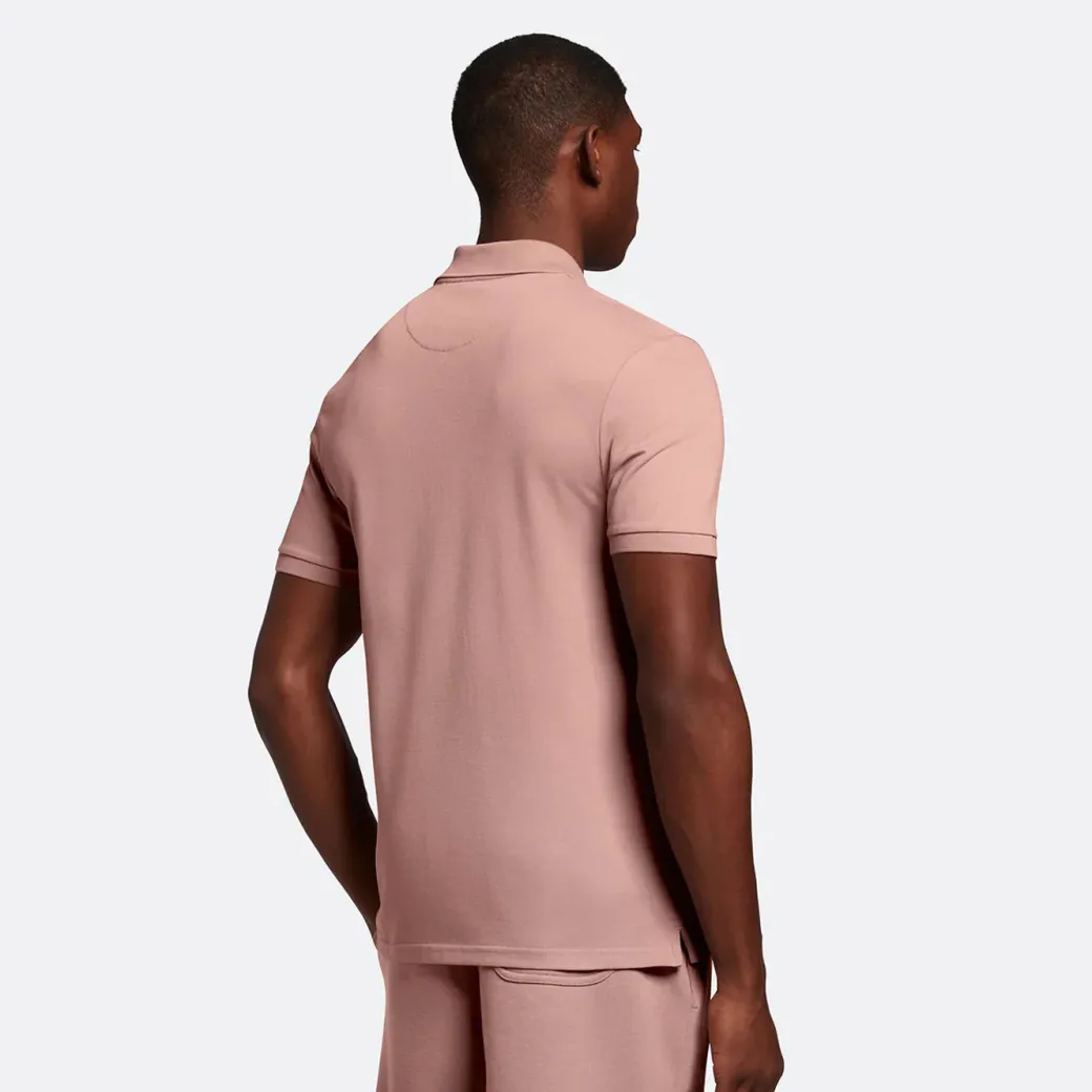 Lyle & Scott Plain Polo Shirt Hutton Pink