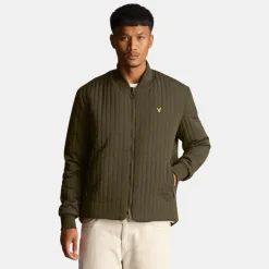 Lyle & Scott Quilted Liner Jacket Olive