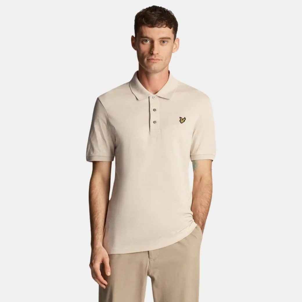 Lyle & Scott Slub Polo Shirt Cove