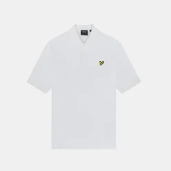 Lyle & Scott Slub Polo Shirt White