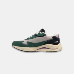 Mizuno Wave Rider B Silvercloud Vulcan Bistro Green