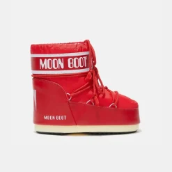 Moon Boot Icon Low Nylon Red