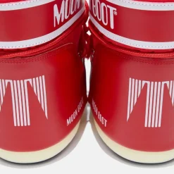Moon Boot Icon Low Nylon Red