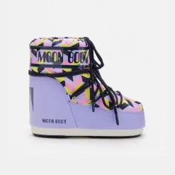 Moon Boot Icon Low Optical Lilac Cyber Lime