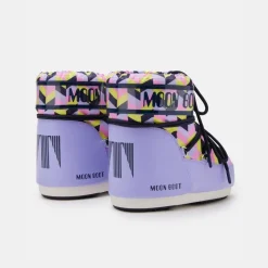 Moon Boot Icon Low Optical Lilac Cyber Lime