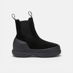 Moon Boot Luna Chelsea Suede Black