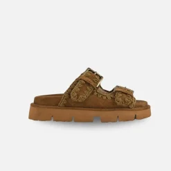 Mou Bio Sandal Two Bukless All Monochrome Nut Brown