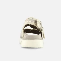 Mou Bio Sandal Two Bukless And Back Strap Chalk