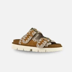Mou Bio Sandal Two Bukless Cognac
