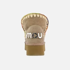 Mou Eskimo 18 Platform Rhinestones Elephant Grey