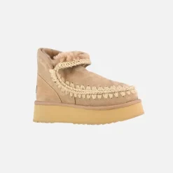 Mou Mini Eskimo Platform Boot Camel