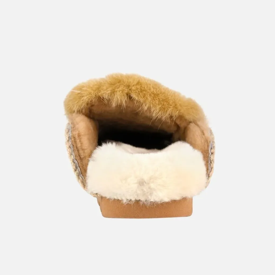 Mou Winter Bio Fur Trim Cognac