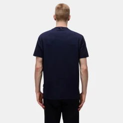 Napapijri Portalet Short Sleeve T-Shirt Dark Blue