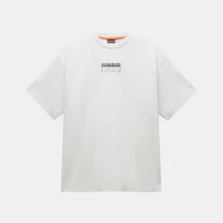 Napapijri Premium Premium Short Sleeve T-Shirt Beige