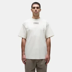 Napapijri Premium Premium Short Sleeve T-Shirt Beige