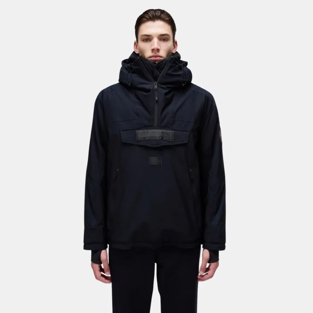 Napapijri Rainforest Tech Anorak Jacket Black