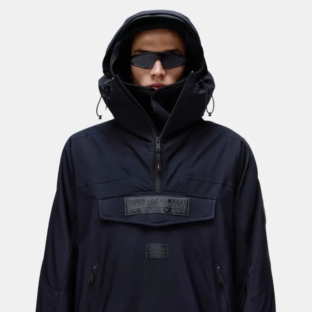 Napapijri Rainforest Tech Anorak Jacket Black