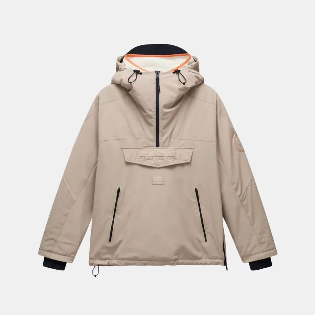 Napapijri Rainforest Tech Anorak Jacket Beige