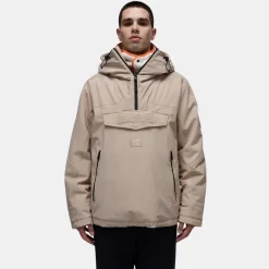 Napapijri Rainforest Tech Anorak Jacket Beige