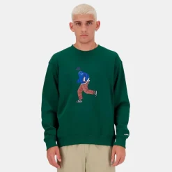 New Balance Athletics Sport Style Crew Nightwatch Green