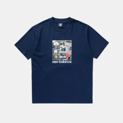 New Balance Hoops Graphic T-Shirt Navy