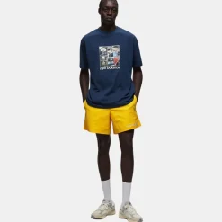 New Balance Hoops Graphic T-Shirt Navy