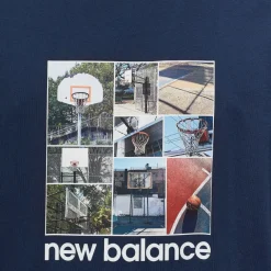 New Balance Hoops Graphic T-Shirt Navy