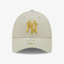 New Era New York Yankees Metallic Logo Beige 9FORTY