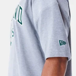 New Era Oakland Athletics MLB Rib Infill Grey Oversized T-Shirt